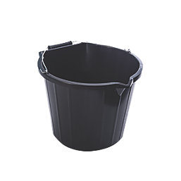 Plastic Pour & Scoop Buckets  14Ltr 3 Pack