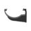 FloPlast  uPVC Half Round Fascia Brackets Black 112mm 10 Pack