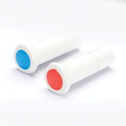 Hep2O  Plastic Push-Fit Blanking Pegs 15mm 2 Pack