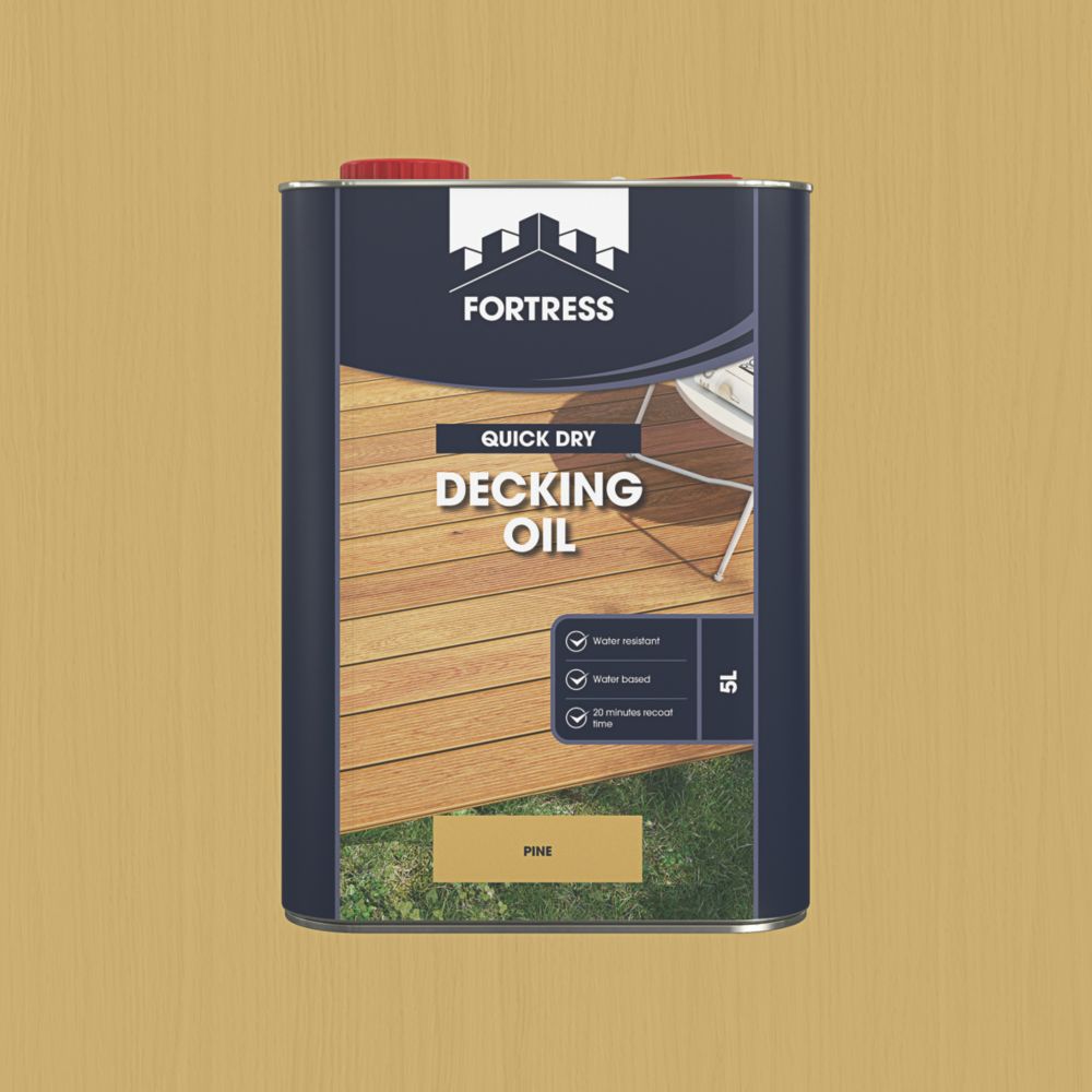 Fortress 5Ltr Pine Decking Oil Screwfix