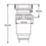 McAlpine WDU-1UK 1/2 HP Food Waste Disposer for Wall Switch