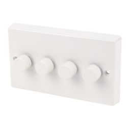 Varilight V-Dim 4-Gang 2-Way  Dimmer Switch  White