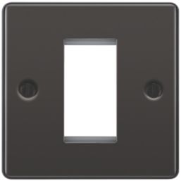 LAP  1-Module Modular Faceplate Black Nickel