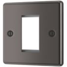 LAP  1-Module Modular Faceplate Black Nickel