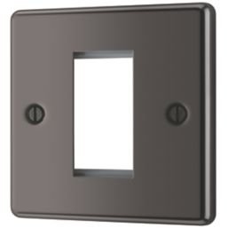 LAP  1-Module Modular Faceplate Black Nickel