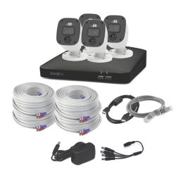Swann SWDVK-8468542KMQB-EU 256GB 8-Channel 2K DVR CCTV Kit & 4 x 2K Indoor & Outdoor Cameras