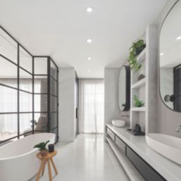 4lite  Downlight Bezel Satin Chrome