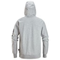 Snickers 2895 Logo Full Zip Hoodie Grey Melange 2X Large 52" Chest