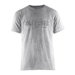Blaklader 3D Short Sleeve T-Shirt Grey Melange Medium 39" Chest