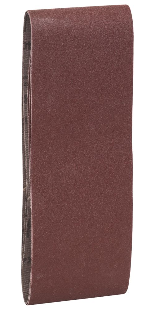 Bosch X440 100 Grit MultiMaterial Sanding Belts 457mm x 75mm 3 Pack