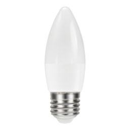 Essentials  E27 Candle LED Light Bulb  470lm 4.2W 4 Pack