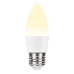 Essentials  E27 Candle LED Light Bulb  470lm 4.2W 4 Pack