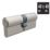 Smith & Locke 6-Pin Euro Double Cylinder Lock 40-40 (80mm) Silver 2 Pack