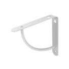 Essentials Cove Shelf Brackets White 180mm x 180mm 4 Pack