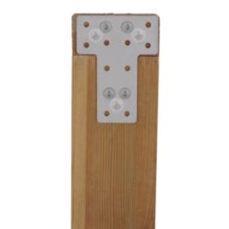 Magnodur Tee Plates Silver 106mm x 40mm x 80mm 10 Pack