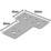 Magnodur Tee Plates Silver 106mm x 40mm x 80mm 10 Pack