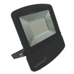 Brackenheath  Outdoor LED Floodlight Black 70W 7700lm