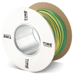 Time 6491X Green/Yellow 1-Core 1.5mm² Conduit Cable 100m Drum