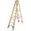 Werner Fibreglass 2.8m 10 Step Swingback A Frame Step Ladder