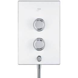 Mira Decor Dual White / Chrome 10.8kW  Manual Electric Shower