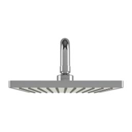 Gainsborough Square Dual Outlet HP Rear-Fed Exposed Chrome Thermostatic Mixer Shower