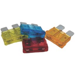 Pearl Consumables Assorted Standard Blade Auto Fuses 5-20A 4 Pieces