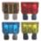 Pearl Consumables Assorted Standard Blade Auto Fuses 5-20A 4 Pieces
