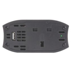 Ring Power Source 150W 15V to 230V Inverter Single Socket + Type A USB Charger