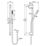 Ideal Standard Idealrain Single Function Stick Shower Kit Chrome