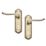 Designer Levers Bewdley Fire Rated Lever Lock Door Handle Pair Antique Brass