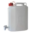 Hilka Pro-Craft Plastic Water Container with Tap White 10Ltr