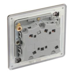 LAP  10A 1-Gang 3-Pole Fan Isolator Switch Antique Brass  with Colour-Matched Inserts