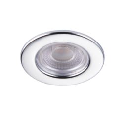 Saxby CosmosEco V3 Fixed  Fire Rated LED Recessed Downlight Chrome 6W 500lm