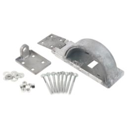 GateMate Right Hand Padlock Protector Galvanised 180mm