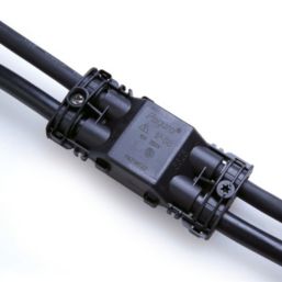 Hylec  4-Entry IP68 Gel Connector Black