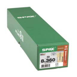 Spax WIROX TX Flange Self Drilling Timber Screws 8mm x 360mm 50 Pack