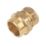 Flomasta  Brass Compression Adapting Male Coupler 22mm x 1"