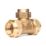 Flexigas DN22 x DN22 x DN15 Reducing Tee