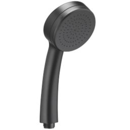 Croydex Pressure Boost One Function Shower Set Matt Black