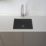 Carysil EN500-BK 1 Bowl Granite Composite Kitchen Sink Black 530mm x 460mm