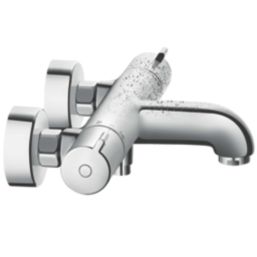 Hansgrohe MyFox Chrome 68mm Wall Mounted Dual Control Thermostatic Shower Mixer Tap