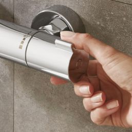 Hansgrohe MyFox Chrome 68mm Wall Mounted Dual Control Thermostatic Shower Mixer Tap