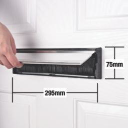 Stormguard Sleeved Letter Box Silver 295mm x 75mm