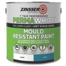 Zinsser Perma White 2.5Ltr White Satin Anti Mould Interior Multi Surface Paint