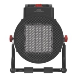 Carreg 2000W Electric Portable Fan Heater Black