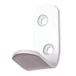 Smith & Locke Robe Hooks Silver 45mm 5 Pack