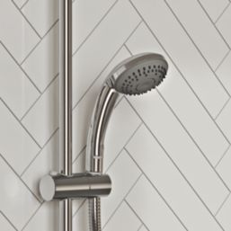 Aqualisa Visage HP/Combi Ceiling-Fed Single Outlet Chrome Thermostatic Digital Shower