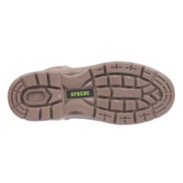 Apache Nelson Size 8  Stone  Steel Toe Cap Safety Boots