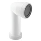 McAlpine  Rigid 90° Angled Toilet Pan Connector White 240-340mm