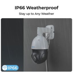 Reolink P850 PoE or Mains-Powered White Wired 4K Indoor & Outdoor Cylinder Security Camera